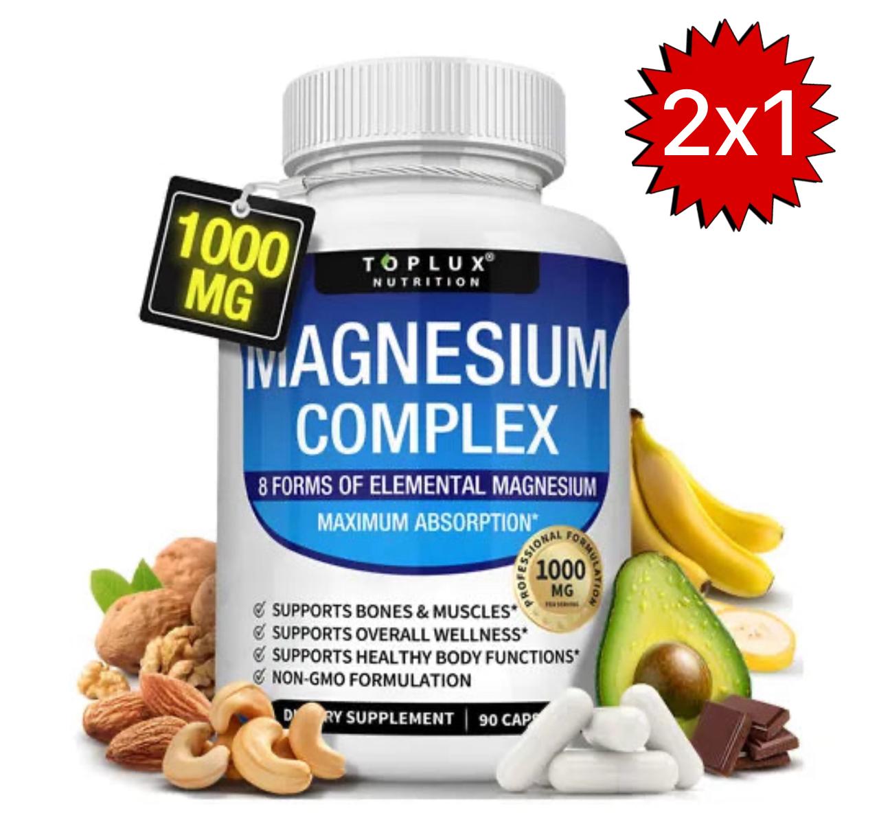 Magnesio Complejo 1000 mg – Premium para tu cuerpo